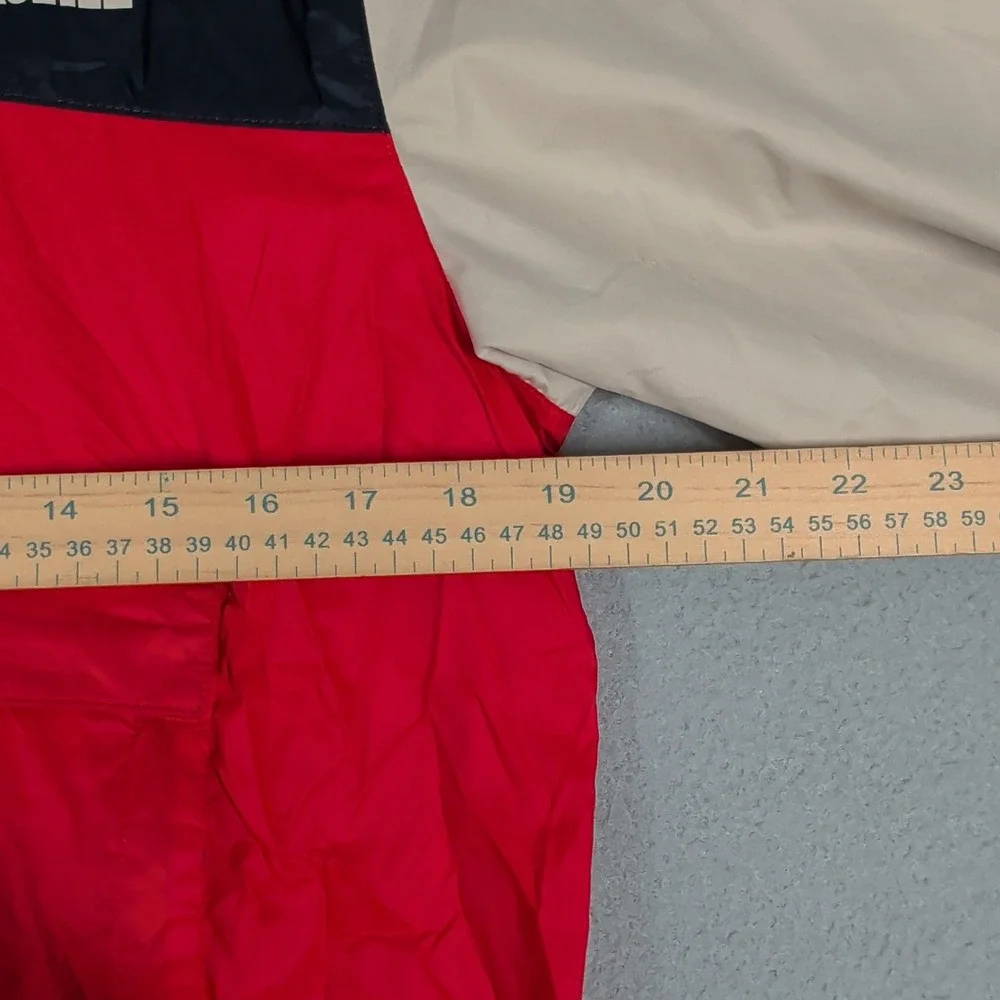 The North Face Jacket Mens Small Red Windwall Pullover Anorak Windbreaker